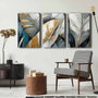 Wallity Conjunto de 3 Lienzos Decorativos Multicolor 45 x 70 cm